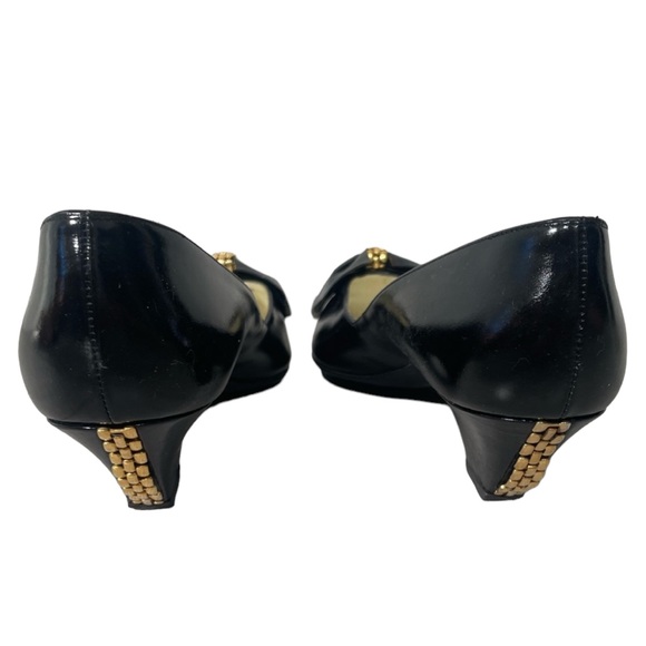 Bruno Magli Embellished Bow Heels - Picture 7 of 11